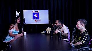 just saw tifany rocha in lingerie at a wild public swing interview.