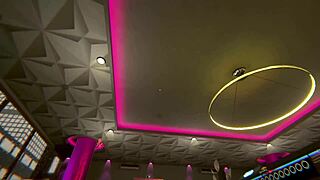 Threesome scene with succubus in the final part