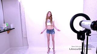 long legged blonde model gets fucked in modeling audition