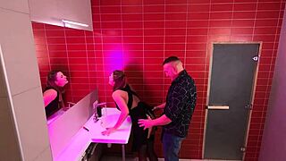 Wild Fucking in Night Club Public Toilet Cam!