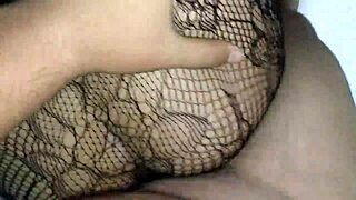 keep banging my wife’s big pussy in that sexy bodystocking she wore for her lover