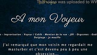 a mon voyeur french solo orgasm exhib 😘