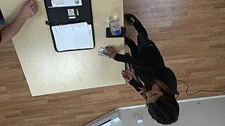 mandy muse deepthroating and gagging on cock 😈