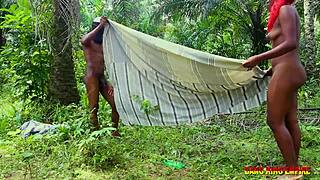 she couldnt stand but the pleasure of fucking two big fat cock in the bush made her to enjoy