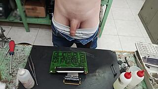 Ever Seen a Massive Cumshot Blasted on a Client’s Machine Instead of Fixing It?