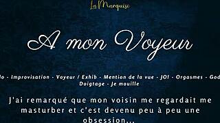 a mon voyeur french solo orgasm exhib 😘