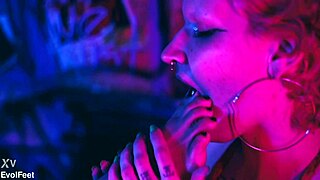 Lick my soles and make me horny with tickles