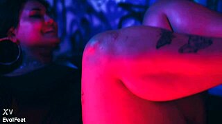 Lick my soles and make me horny with tickles