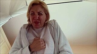 My Step Aunt’s Rectal Temperature Stays Hot, Perfect Excuse to Insert the Suppository Deep!