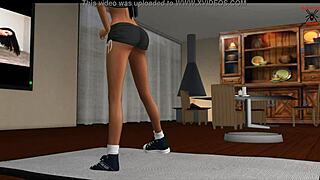 Latina teen dancing with old man in wet dreams comic