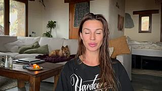 Girls don't cum during yoga