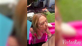 Big titty milf kianna dior gets oiled up and lets victor ray fuck her huge tits