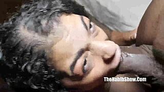 Phat booty lovers unite with Kupkake for deepthroat and swallow action