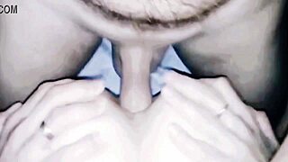 In this pov close up, an amateur films his home video with some anal action