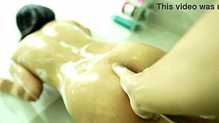 Amateur Couple's Steamy Bathroom Sex While Morning Routine Unfolds. Wet Pussy Gets Licked and Spanked