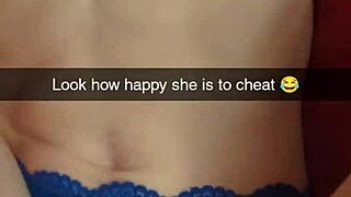 Real Snapchat tale of Richelle Rose begging for cheating creampie.