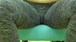 Teen Babe Teases Her Sugar Daddy in Leggings