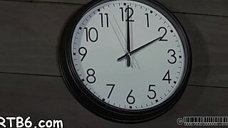 Four beauties fuck in a petite 18+ cage with rough sex