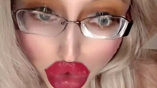 Belly Dancer Goddess with Glasses Seduces in Huge Fetish Dance Performance