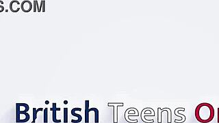 Hot British 18-Year-Old Fucks Hard in Stockings