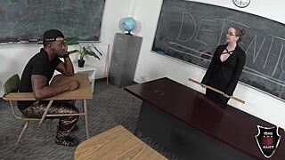 Miss Andy Ray pounded hard in detention by Rome Major.