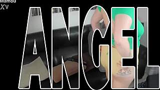 I Masturbate While Licking Angel's Curvy Breasts In Homemade Neighbor Fun