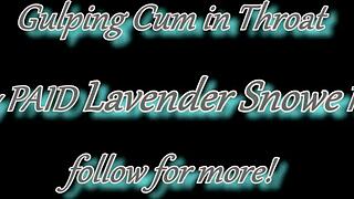 royal swedish goddess gags loud on deep throat cum