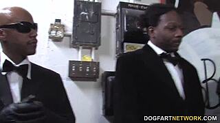 busty blonde cindee dives into interracial gangbang fun 😏