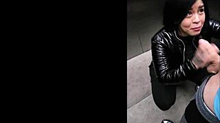 I nailed my neighbor’s hot milf stepmom in the gym elevator in Medellin.