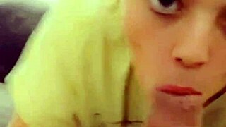 Blonde teen sucking and fucking filipino big black cock