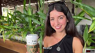 hey, wanna see a crazy cumwalk at starbucks toilet?