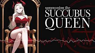 Succubus summon in erotic audio with goth mommy dominating the scene.