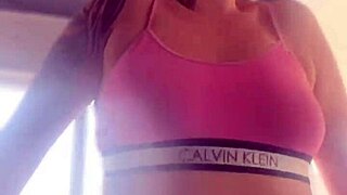 I trained at gym with anal plug, now my wet pussy is ready