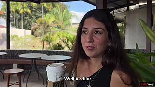 hey, wanna see a crazy cumwalk at starbucks toilet?