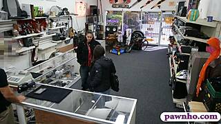 Two Women Caught Stealing, Banged Hard by Pawn Dude's Monster Cock