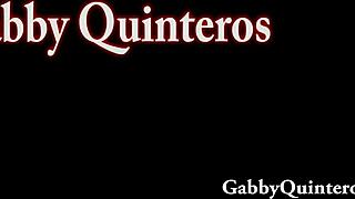 OMG! Caught Cheating Latina Gabby Quinteros Banging the Lawn Guy Outdoors!