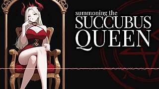 Succubus summon in erotic audio with goth mommy dominating the scene.