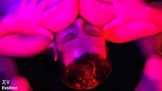 bbw girlfriend foot sex