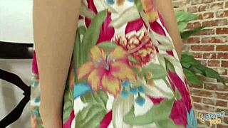 elsa jean loves jerking off huge monster cocks with her smooth hands until cum covers them