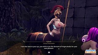 fern teases with a steamy outdoor blowjob in ep3 of breeders of nephelym.