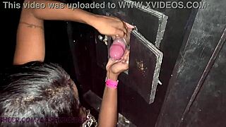 Brazilian Milf Slams Hard Through Gloryhole at Caricias Swing Party