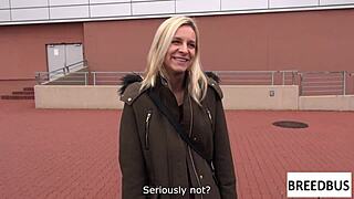 Bianca Ferrero Eats Ass and Fingers Wet Pussy in Wild Breedbus Ride