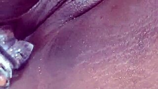 double penetration session ends with a massive squirt load on ebony big ass