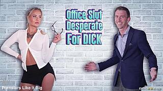 ali rose craving dick at work!