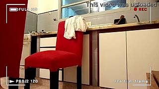 Caught Stepdad Recording Kitchen Fuck!