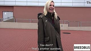 Bianca Ferrero Eats Ass and Fingers Wet Pussy in Wild Breedbus Ride