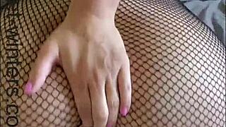 Horny Fat Ass Teacher Bounces on Dildo