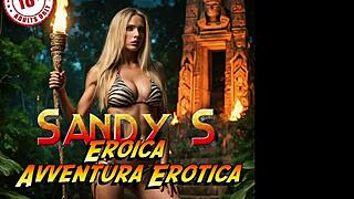 Sandys Erotic Milf Cosplay in Parody Adventure Movie