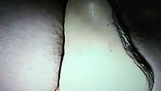 her cum drips outta dildo-pounded wife in homemade vid
