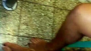 Transexual sucks my dick and I fuck her in the kitchen, close asshole view